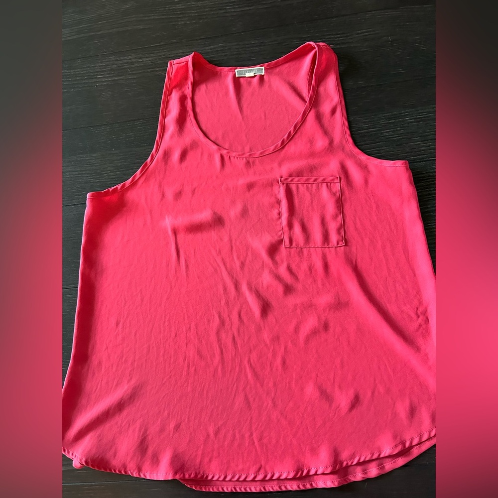 Pleione Vibrant Pink Tank Top